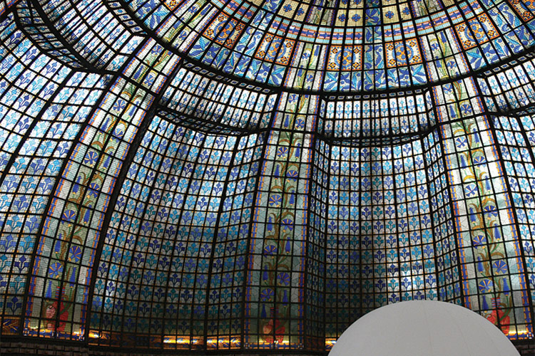 La coupole du Printemps Haussmenn