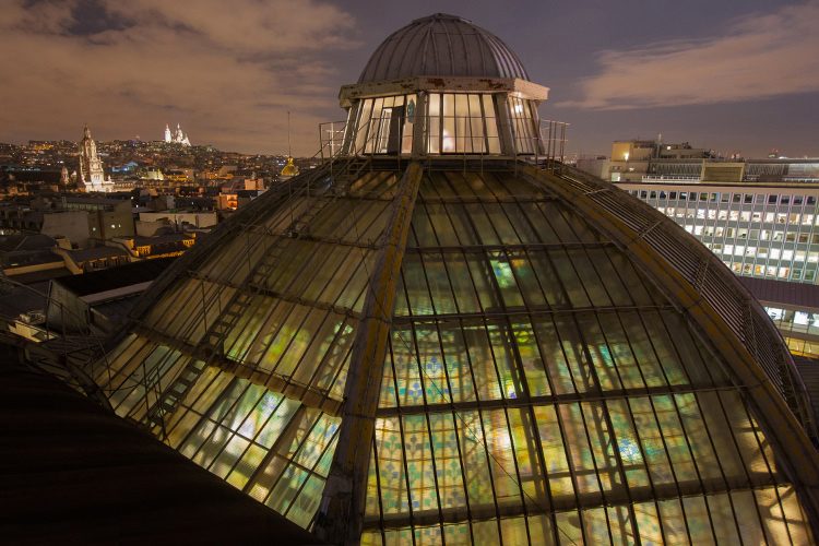 La coupole du Printemps Haussmenn