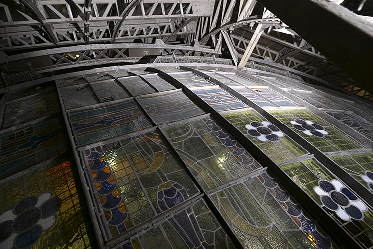 La coupole du Printemps Haussmenn