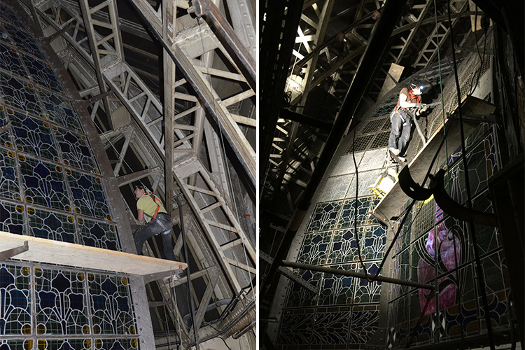 La coupole du Printemps Haussmenn