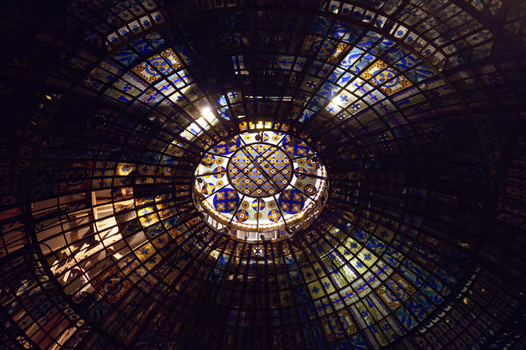 La coupole du Printemps Haussmenn