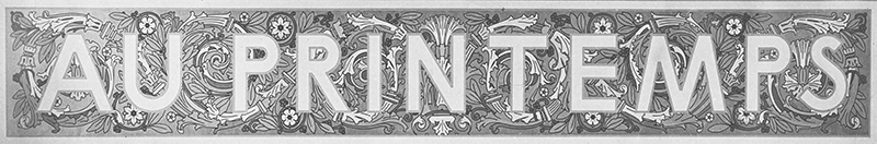 Le vitrail-enseigne du Pintemps Haussmann